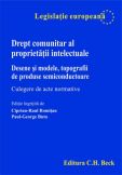 Drept comunitar al proprietatii intelectuale. Desene si modele, topografii de produse semiconductoare. Culegere de acte normative.