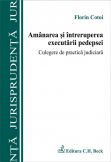 Amanarea si intreruperea executarii pedepsei. Culegere de practica judiciara