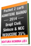 Pachet DREPT CIVIL pentru EXAMENUL de ADMITERE in BAROU, 2014 | REDUCERE 35%