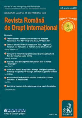 Revista Romana de Drept International, Nr. 6/2008