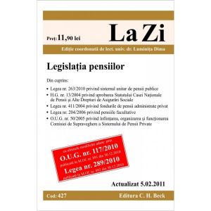 Legislatia pensiilor (actualizat la 5.02.2011)