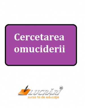 Cercetarea omuciderii