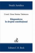 Raspunderea in dreptul constitutional